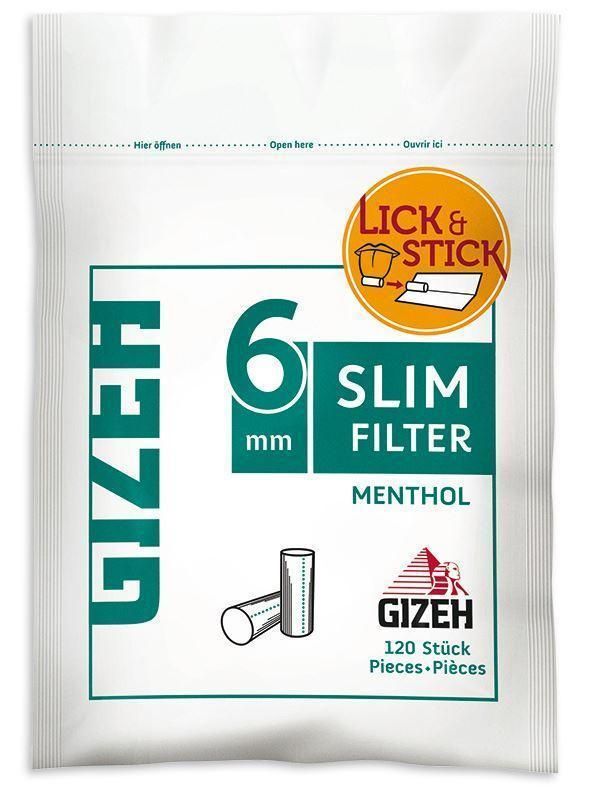 Filtri Slim Gizeh Menthol