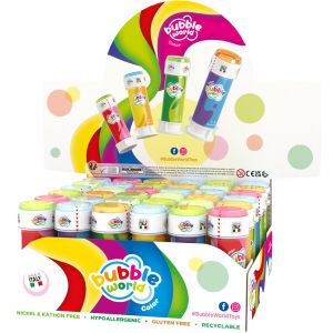 BOLLE DI SAPONE COLOR - Display 36 pz